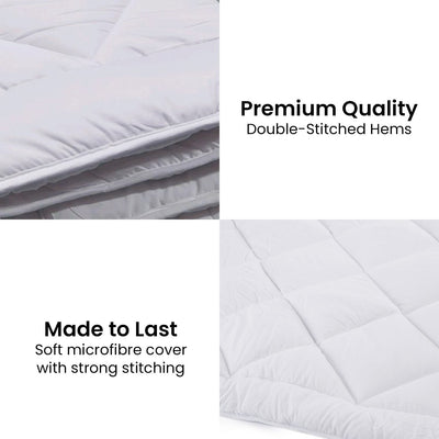 Laura Hill Microfibre Bamboo Comforter Quilt 700gsm - King Payday Deals