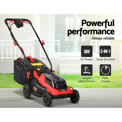 Lawn Mower Cordless Lawnmower Electric Lithium Battery 36V