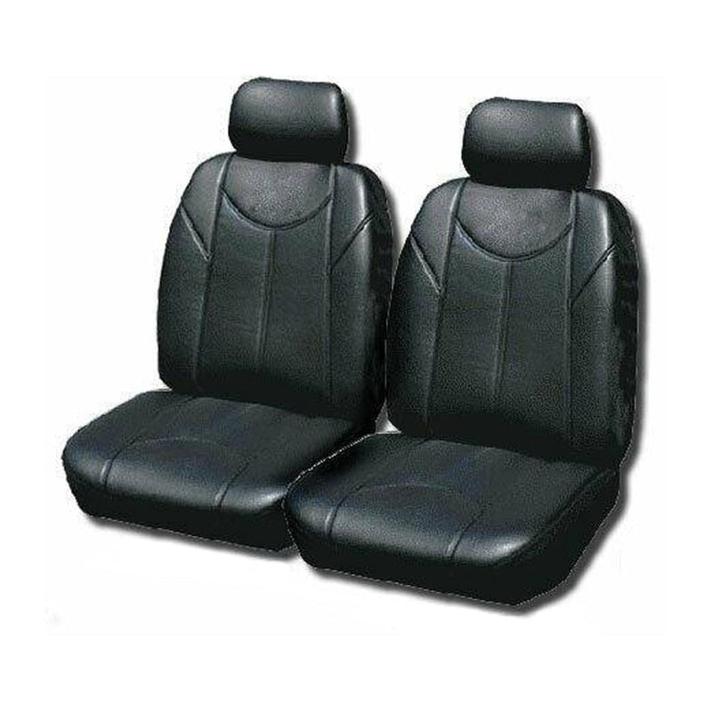Leather Look Car Seat Covers For Ford Territory 2004-2020 | Grey Payday Deals
