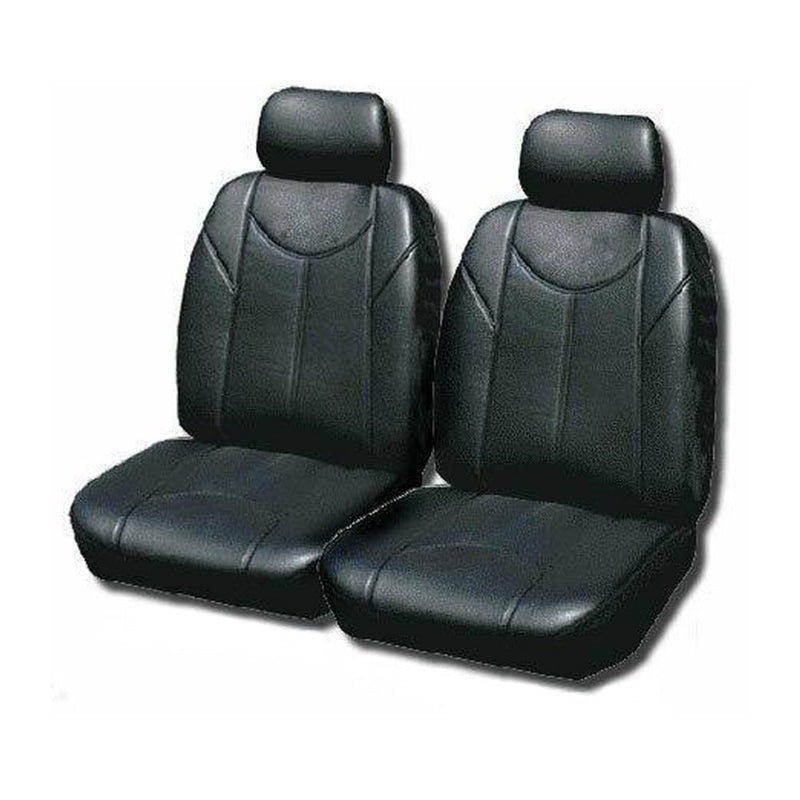Leather Look Car Seat Covers For Toyota Tacoma Dual Cab 2005-2020 | Grey Payday Deals
