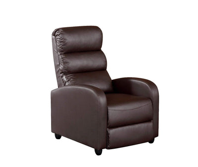 Luxury Leather Recliner Chair Armchair - Brown Payday Deals