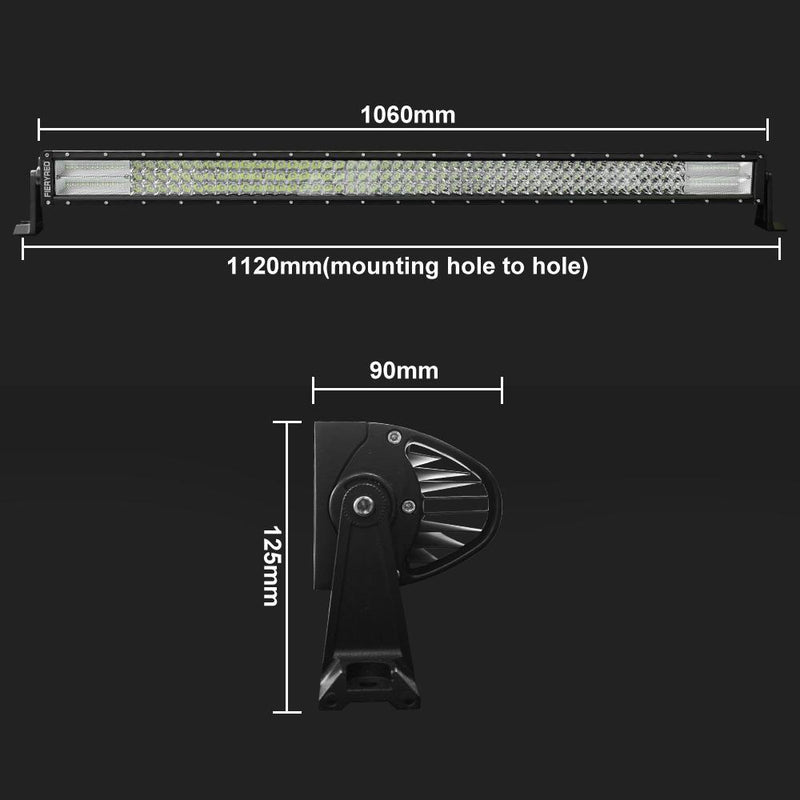 LED Light Bar Spot Flood Philips Offroad Driving 4x4 Truck SUV JEEP Ford