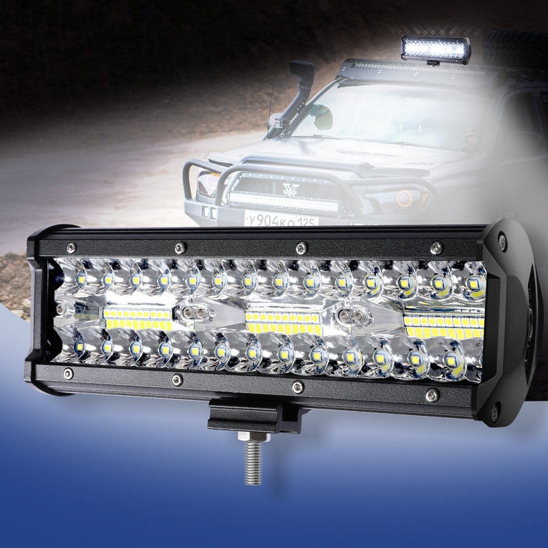 LED Light Bar Work Flood Spot Beam Lamp Offroad Caravan Camping Strip Lights180W Payday Deals