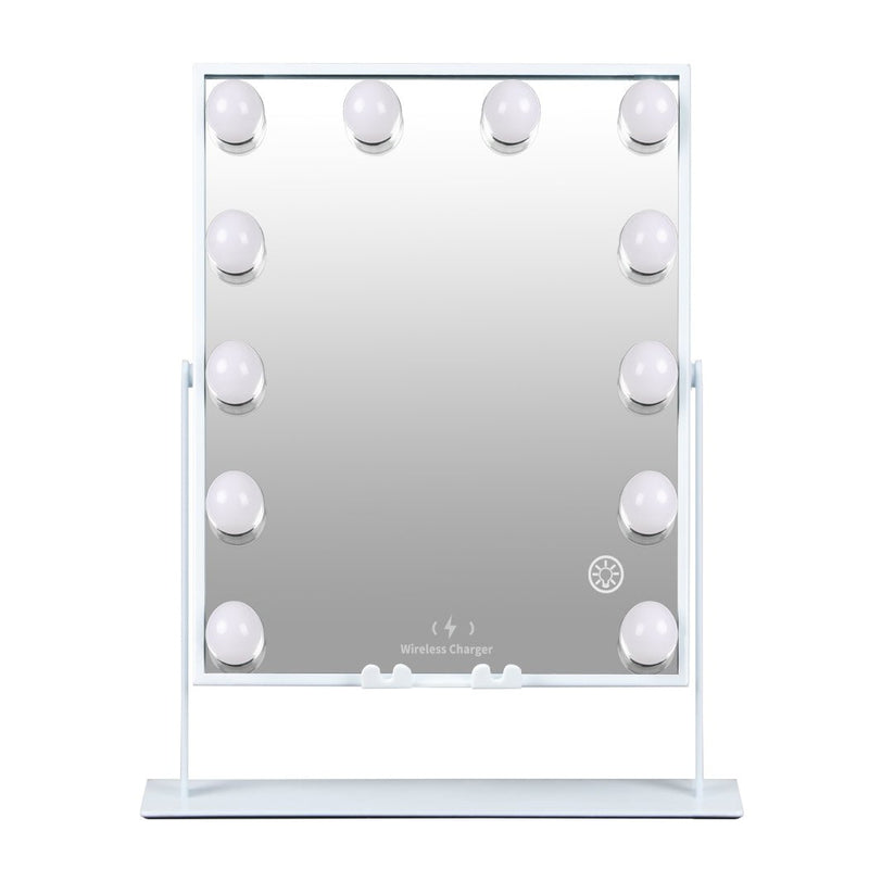 LED Makeup Vanity Mirror Lights Bluetooth Dimming Charging Hollywood Bulb Touch Payday Deals