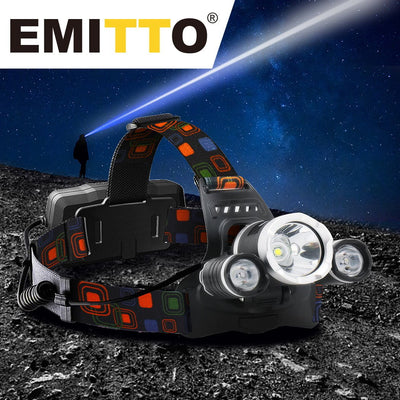 LED Outdoor Headlamp Head Light Head Torch Flashlight Camping Lamp Payday Deals