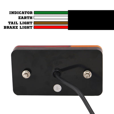 LED Trailer Tail Lights Indicator Lamp Trailer Caravan Submersible 12V