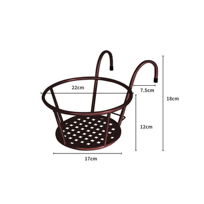 Levede 1x Flower Holder Plant Stand Hanging Pot Basket Plant Garden Wall Storage Payday Deals