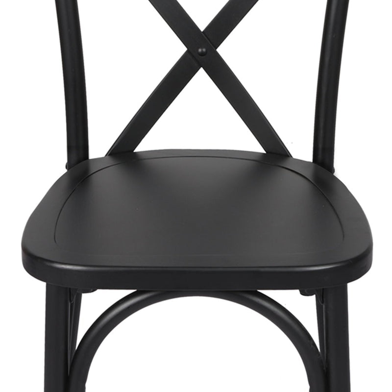 Levede 2x Dining Chairs Kitchen Table Chair Natural Wood Cafe Lounge Seat Black Payday Deals