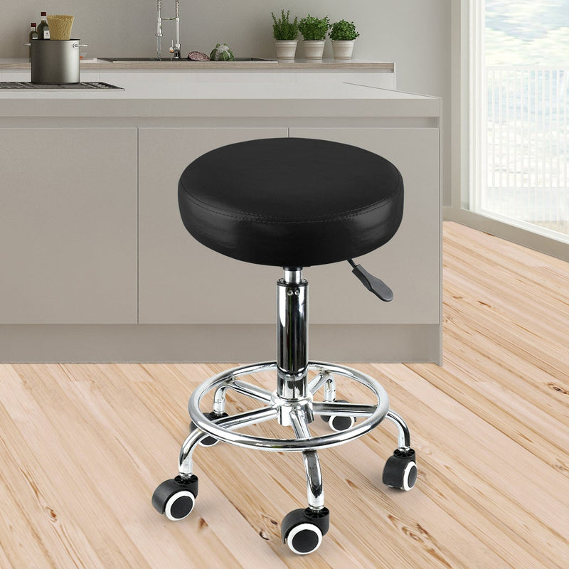 Levede Bar Stools Swivel Salon Office Chair Hairdressing Stool Barber Chairs Payday Deals