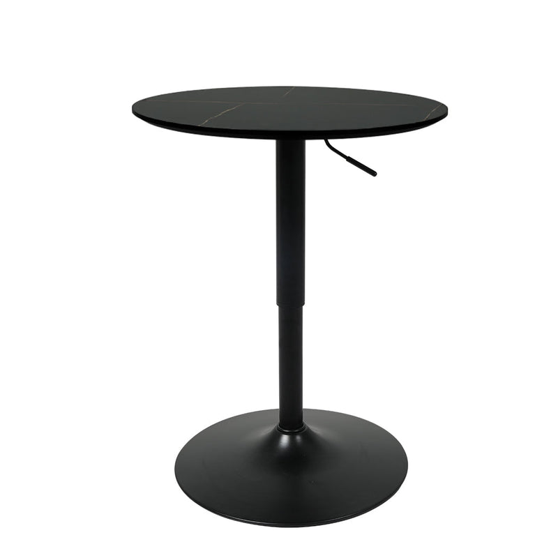 Levede Bar Table Swivel Gas Lift Counter Dining Furniture Cafe Outdoor Black Payday Deals