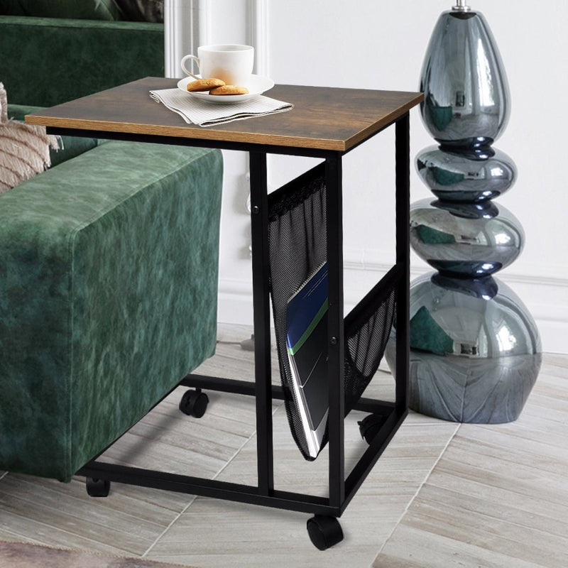 Levede Coffee Table Side End Moveable Tables Laptop Desk Bedside Sofa Metal Payday Deals