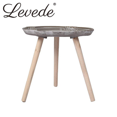 Levede Coffee Table Side End Tables Antique Storage Modern Bedside Plant Stand Payday Deals