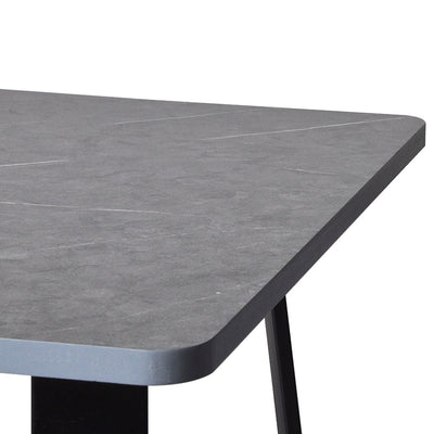 Levede Coffee Table Storage Dining Table Industrial Steel Legs Grey 100CMX50CM Payday Deals