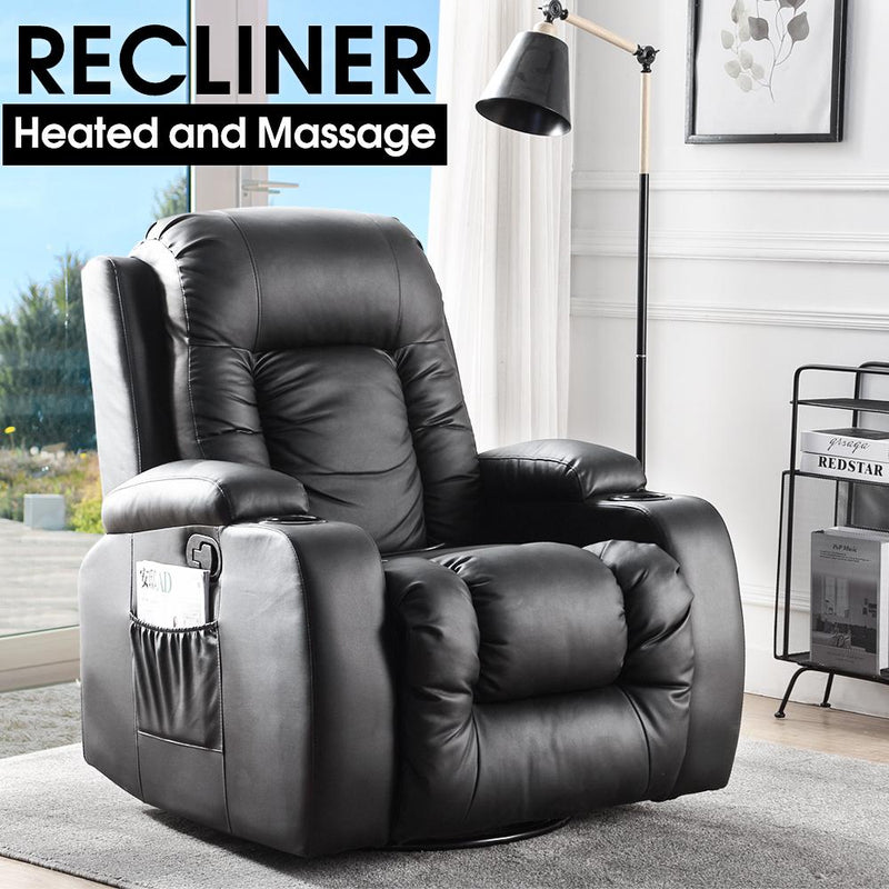 Levede Electric Massage Chair Zero Gravity Chairs Recliner Full Body Back Neck Payday Deals