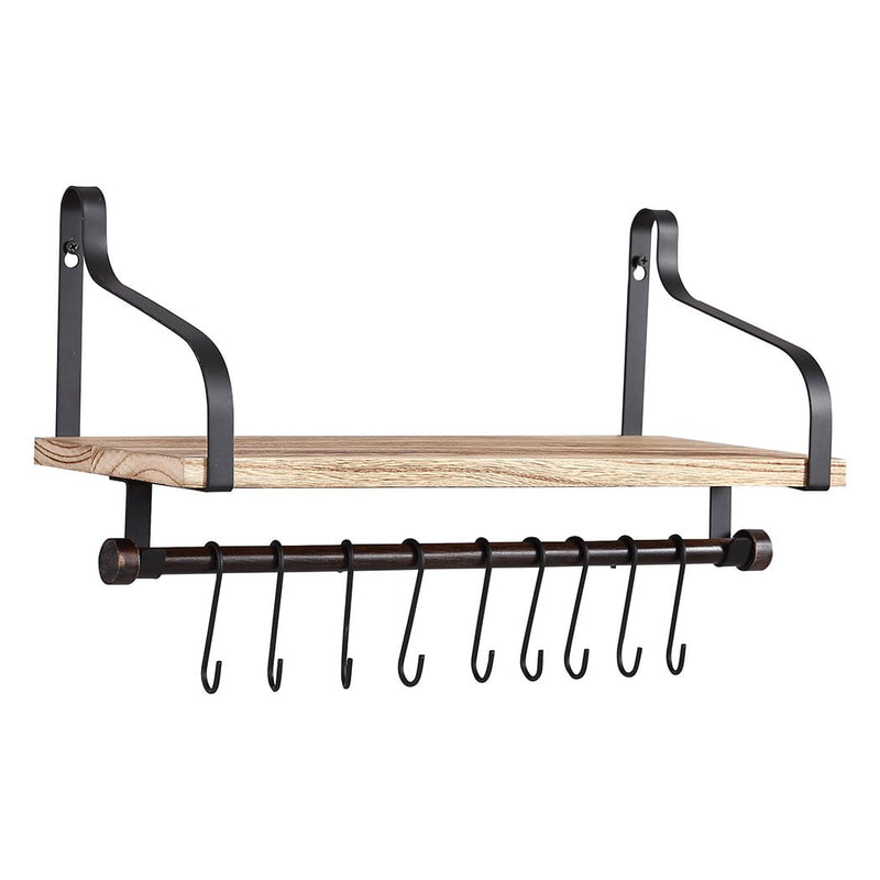 Levede Floating Shelf Brackets Wall Shelves Mount Display Rack Storage Hook Payday Deals