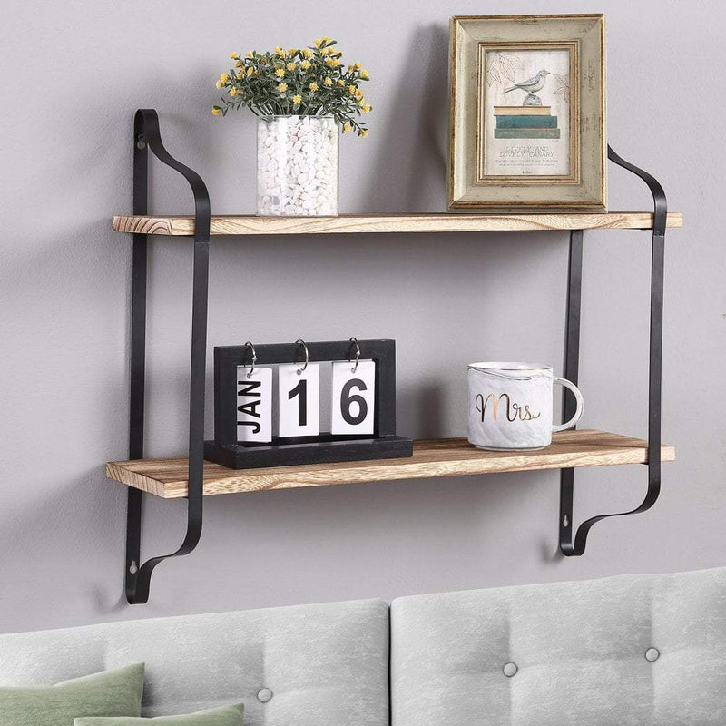 Levede Floating Shelves Brackets Display Shelf Bookshelf Wall Mount Rack Storage Payday Deals