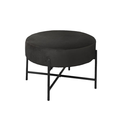 Levede Foot Stool Ottoman Footstool Velvet Accent Chair Round Dressing Vanity Payday Deals