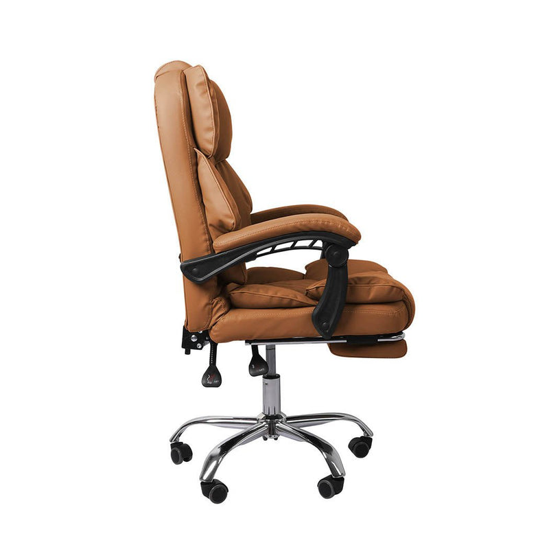 Levede Gaming Chair Office Computer Seat Racing PU Leather Executive Footrest Payday Deals