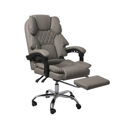 Levede Gaming Chair Office Computer Seat Racing PU Leather Executive Footrest Payday Deals