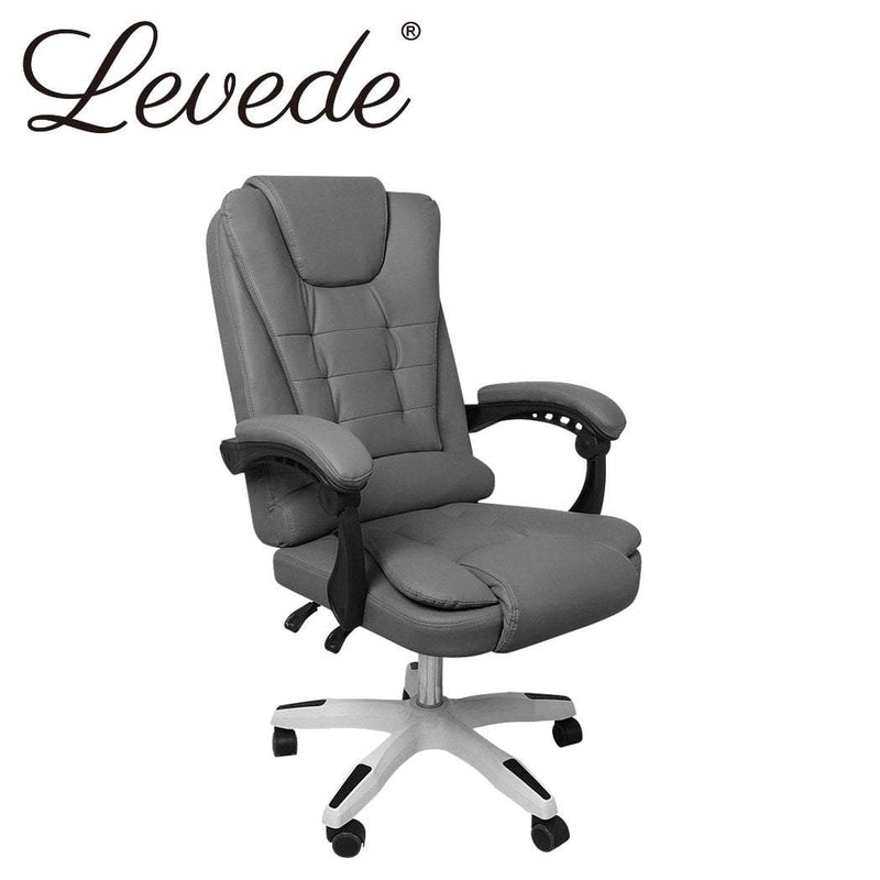 Levede Gaming Chair Office Computer Seat Racing PU Leather Executive Recliner Payday Deals