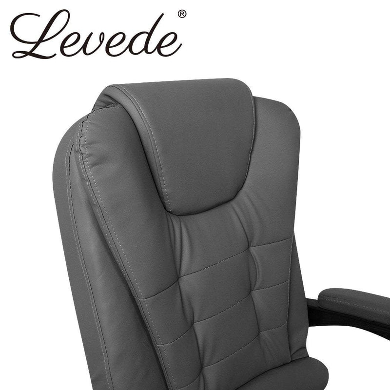 Levede Gaming Chair Office Computer Seat Racing PU Leather Executive Recliner Payday Deals