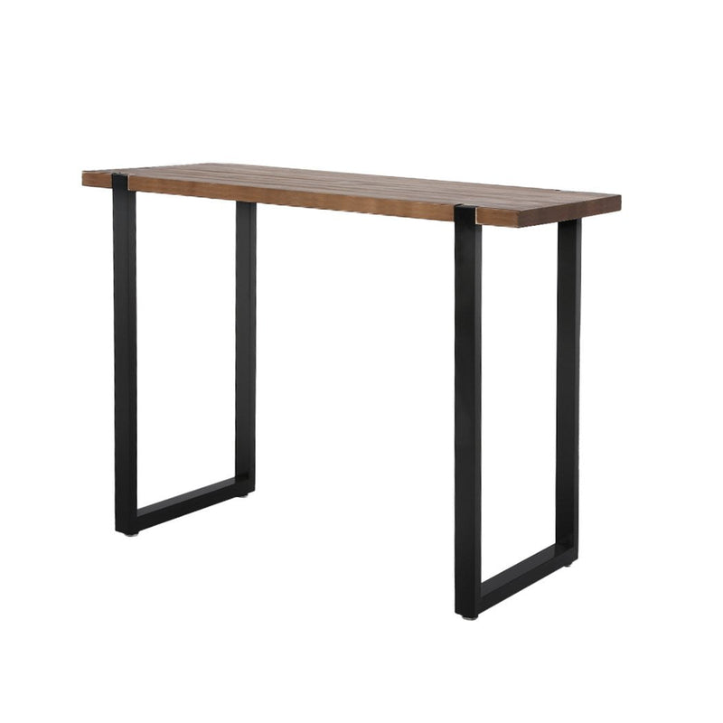 Levede High Bar Table Industrial Pub Table Solid Wood Kitchen Cafe Office Desk Payday Deals