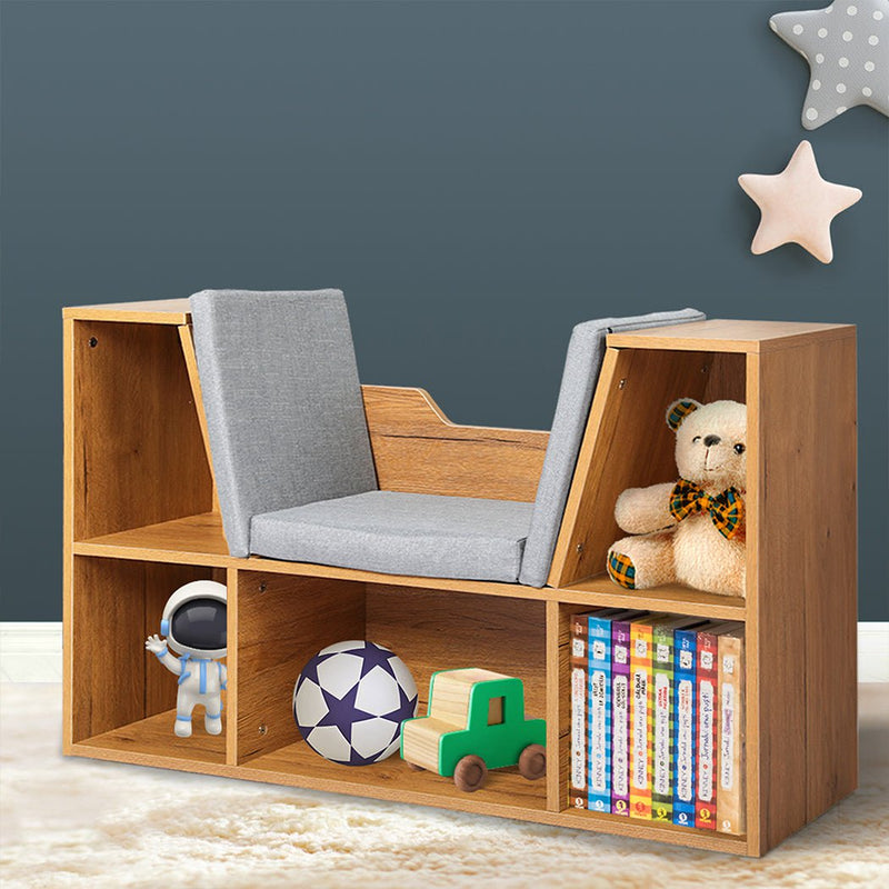 Levede Kids Bookcase Toys Box Shelf Storage Cabinet Container Children Organiser Payday Deals