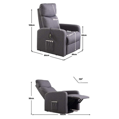 Levede Luxury Recliner Electric Massage Chair With Heat Function Payday Deals