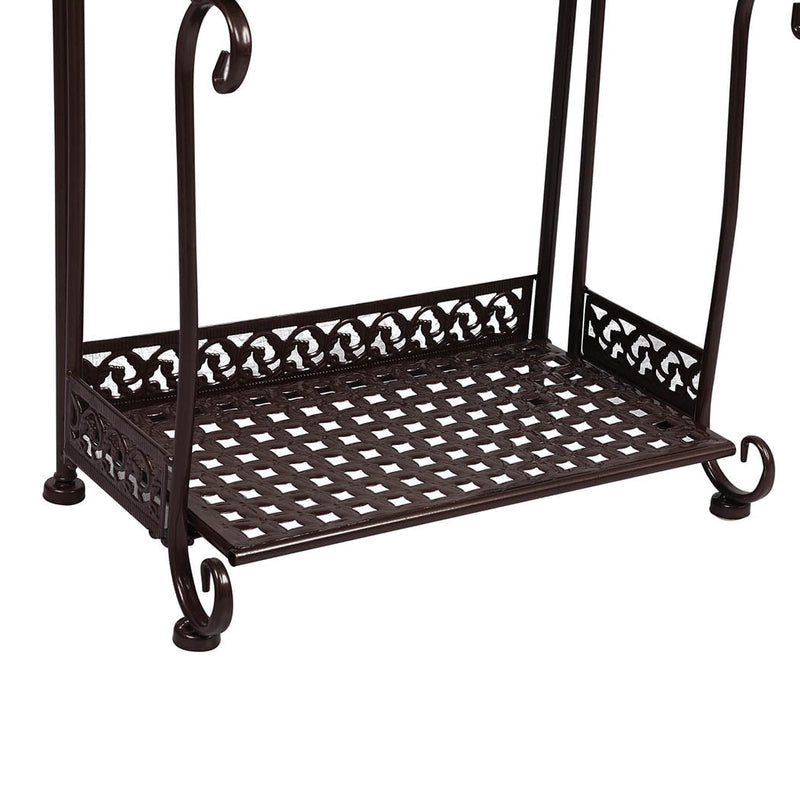 Levede Plant Stand 3 Tiers Outdoor Indoor Metal Flower Pots Rack Garden Shelf Payday Deals