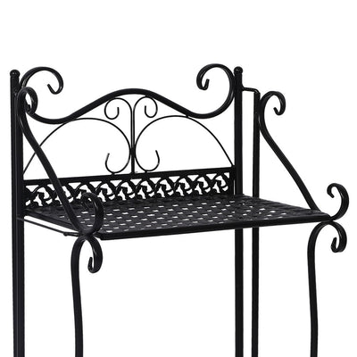 Levede Plant Stand 3 Tiers Outdoor Indoor Metal Flower Pots Rack Garden Shelf Payday Deals