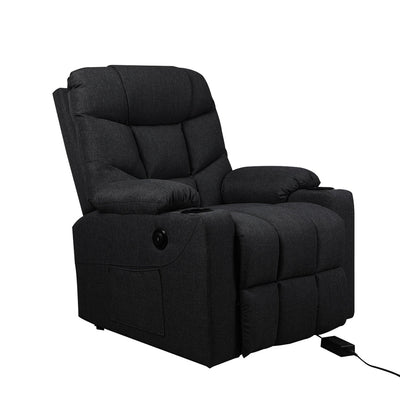 Levede Recliner Chair Electric Lift Chair Armchair Lounge Fabric Sofa USB Charge Payday Deals