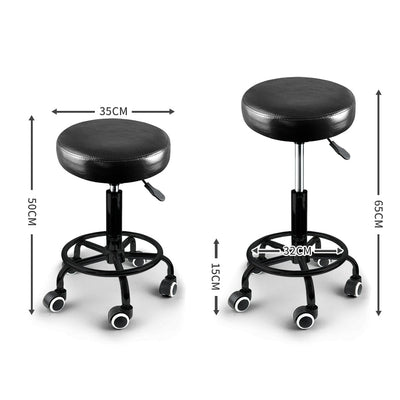 Levede Salon Stool Swivel Bar Stools Chairs Barber Hydraulic Lift Hairdressing Payday Deals