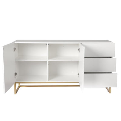 Levede Sideboard Buffet Cabinet Automatic Spring Drawers Storage Shelf Cupboard Payday Deals