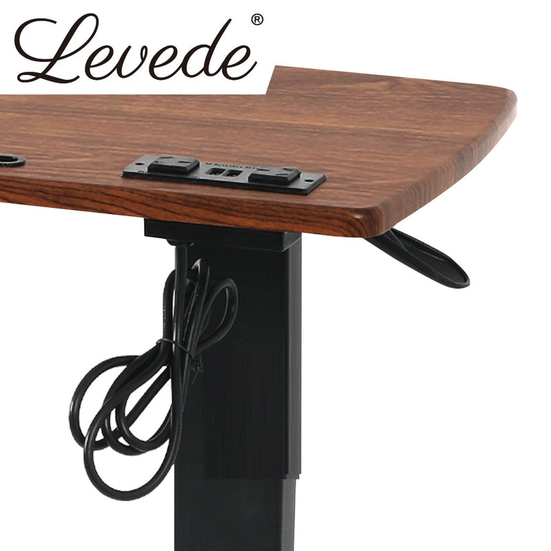 Levede Standing Desk Height Adjustable Sit Stand Office Computer Table Foldable Payday Deals