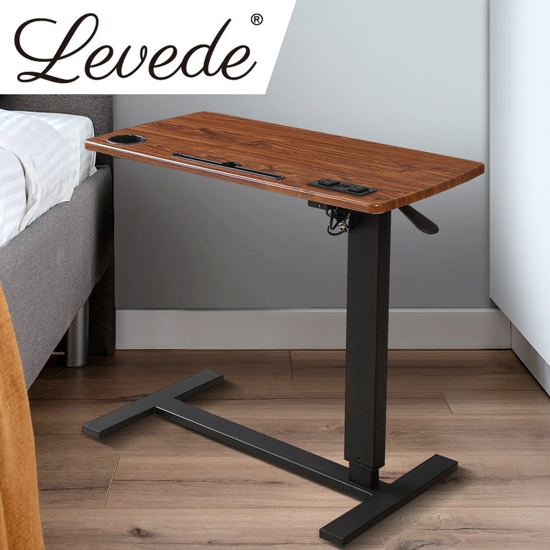 Levede Standing Desk Height Adjustable Sit Stand Office Computer Table Foldable Payday Deals