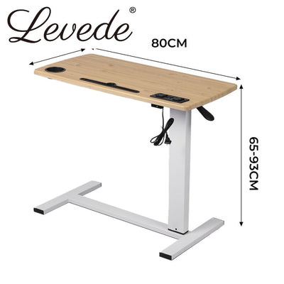 Levede Standing Desk Height Adjustable Stand Office Computer Table Laptop Desk Payday Deals