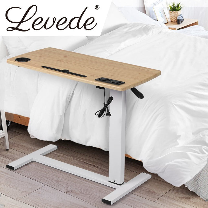 Levede Standing Desk Height Adjustable Stand Office Computer Table Laptop Desk Payday Deals