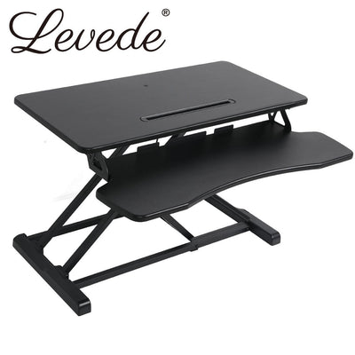 Levede Standing Office Desk Riser Height Adjustable Sit Stand Shelf Computer