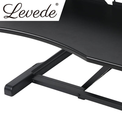 Levede Standing Office Desk Riser Height Adjustable Sit Stand Shelf Computer Payday Deals