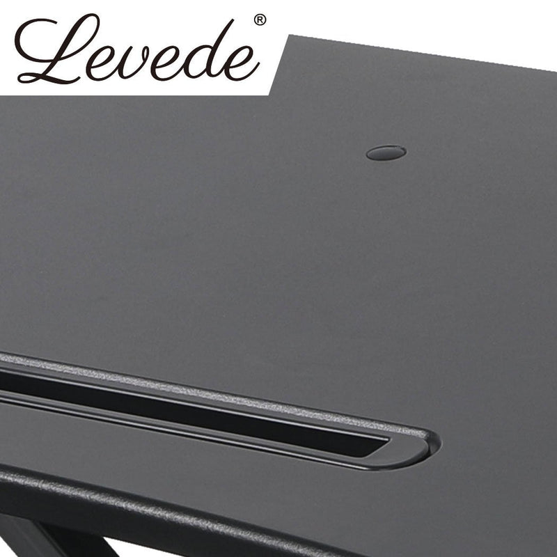 Levede Standing Office Desk Riser Height Adjustable Sit Stand Shelf Computer Payday Deals