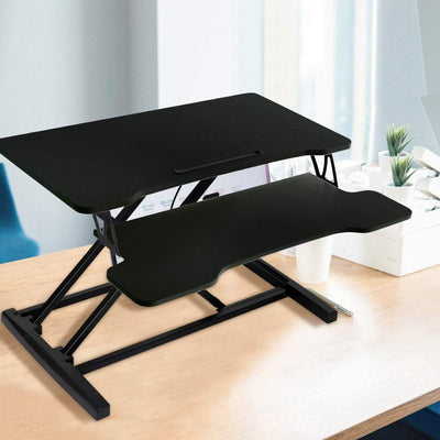 Levede Standing Office Desk Riser Height Adjustable Sit Stand Shelf Computer Payday Deals