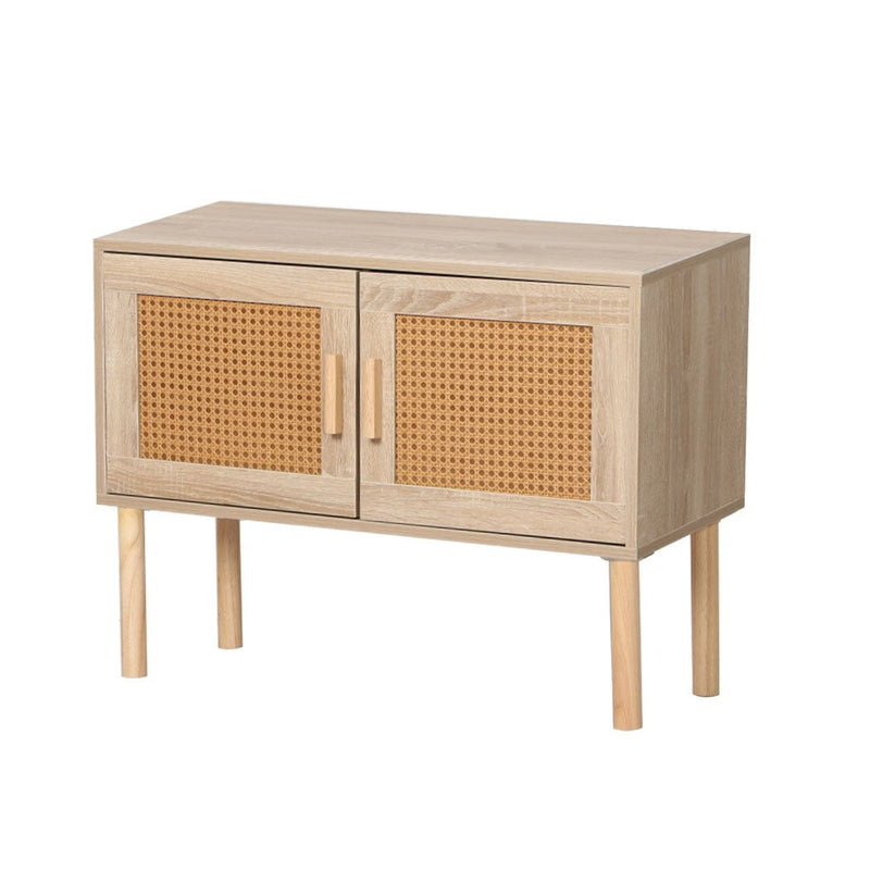 Levede Storage Cabinet Rattan Dresser Chest of Drawers Tallboy Wooden Cabinet Payday Deals