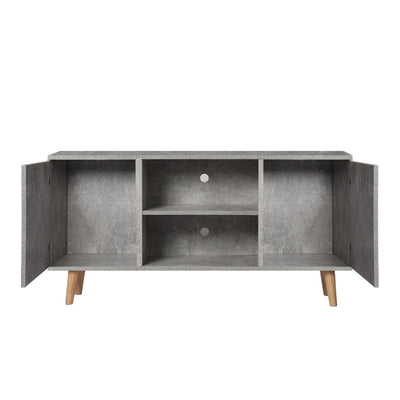 Levede TV Cabinet Entertainment Unit Stand Wooden Storage Shelf Cabinet 120cm Payday Deals