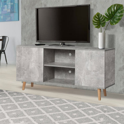 Levede TV Cabinet Entertainment Unit Stand Wooden Storage Shelf Cabinet 120cm Payday Deals