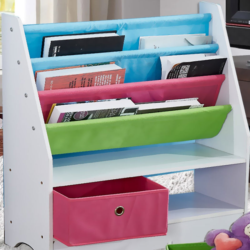 Levede Wooden Kids Children Bookcase Bookshelf Toy Organiser Storage Bin Rack Payday Deals