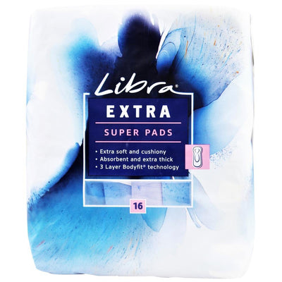Libra 16pk Extra Super Absorbent Pads with No Wings Payday Deals