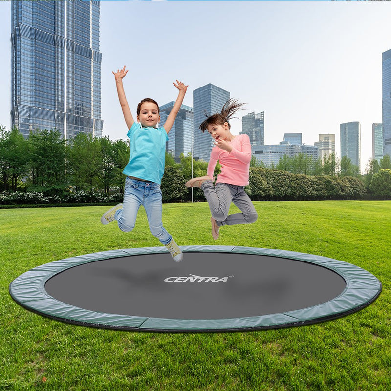 Centra Round In-Ground Trampoline Outdoor Kids Jumping Area Safety Mat 10FT