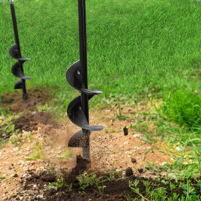 Garden Auger Drill Spiral Earth Bit Power Post Hole Digger Planter  ?40 x220mm - Payday Deals