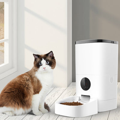 Pawz Auto Feeder Pet Automatic Camera Cat Dog Smart Hd Wifi App Food Dispenser - Payday Deals