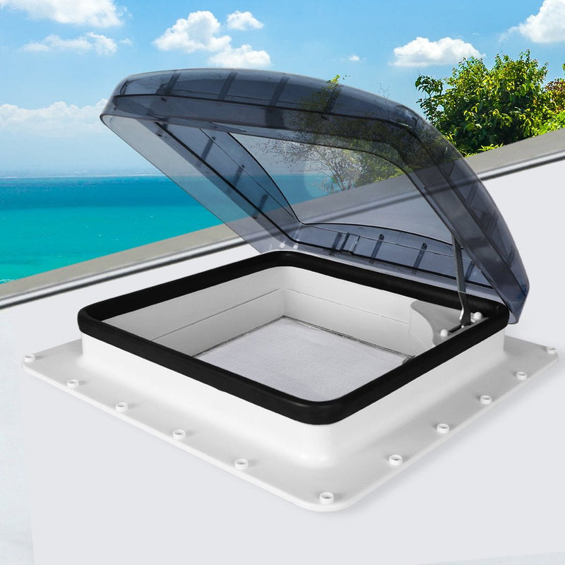 Caravan Roof Skylight Vent Hatch Pop Up Anti-UV Camper RV Motorhome Flyscreen - Payday Deals